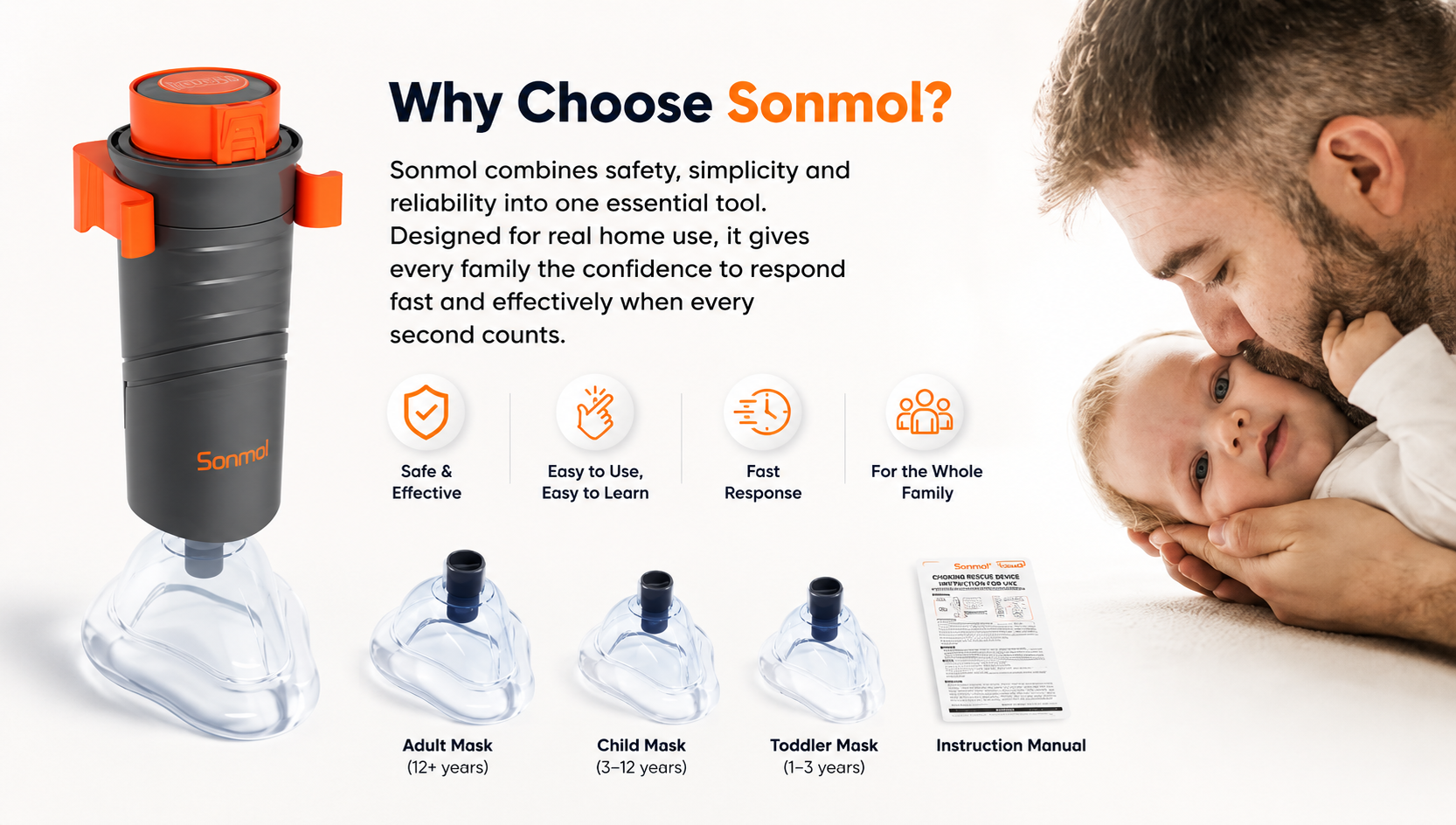 Sonmol Anti-Choking Device — Medihomeaid why choose sonmol