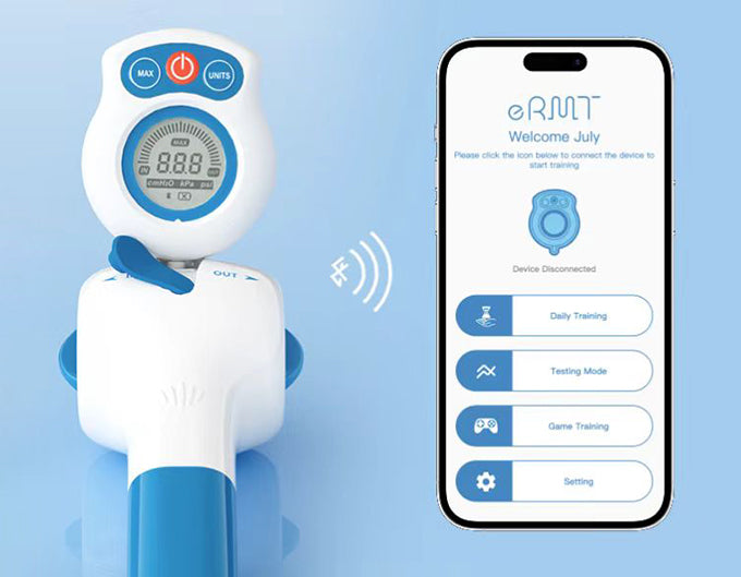 MEDIHOMEAID - Respiratory Muscle Trainer with Digital Meter