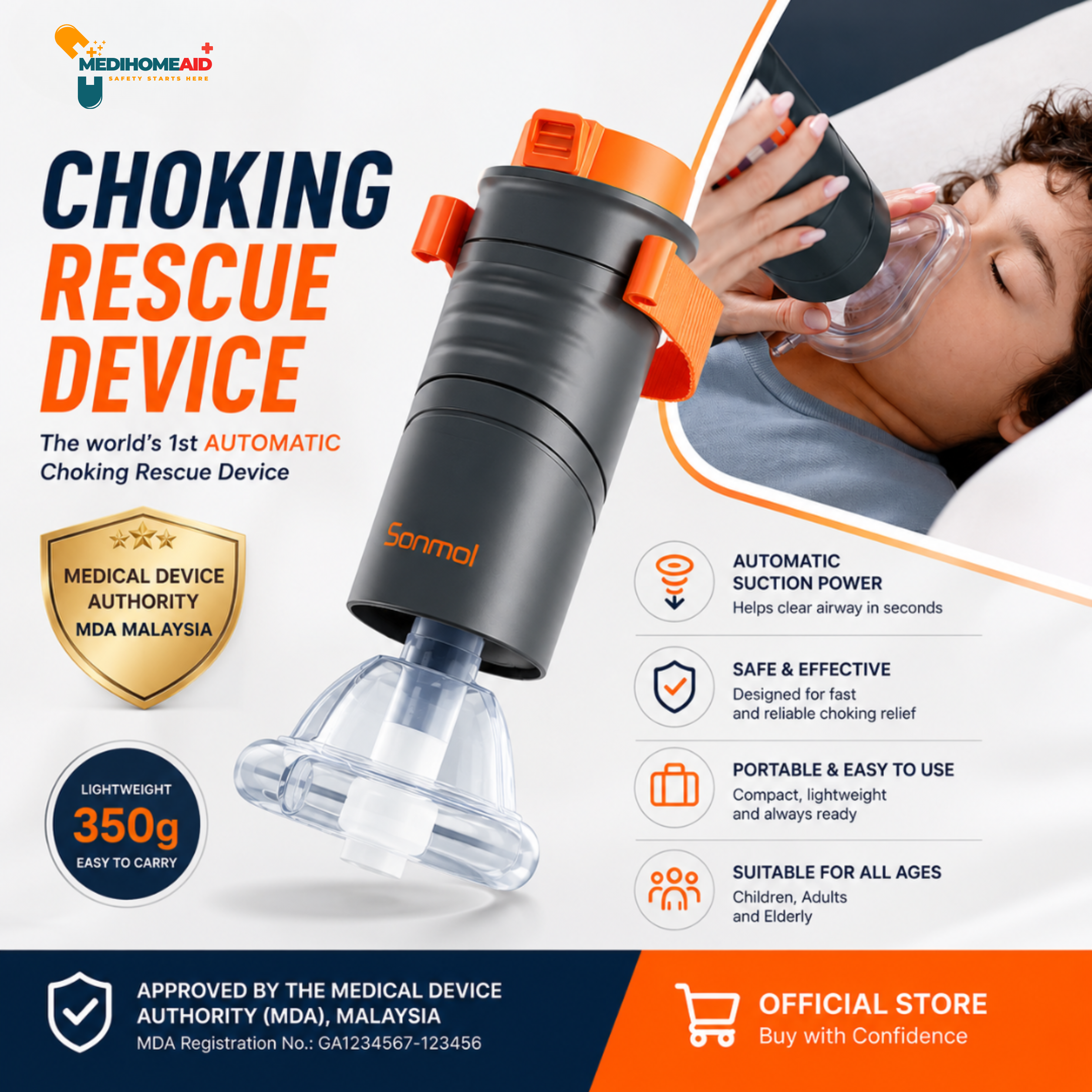Sonmol Anti-Choking Device — medi choking rescue device